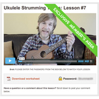 Ukulele Strumming Tricks Video Lesson Course: Now Open