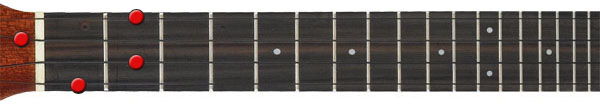 E7 ukulele chord