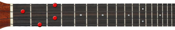 F7 ukulele chord